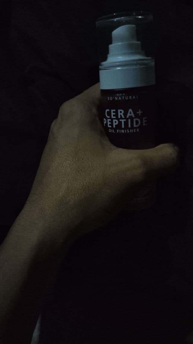 So Natural Cera Plus Peptide Oil Finisher review photo by Katho