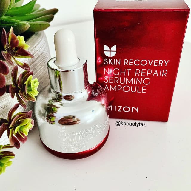 Mizon Skin Recovery Night Repair Seruming Ampoule review photo by Kbeautytaz