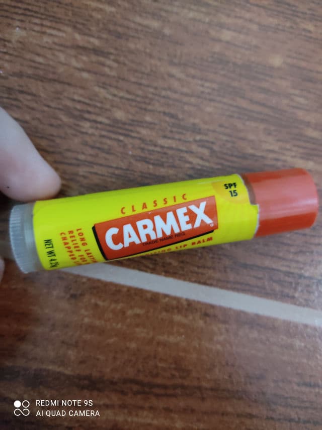 Carmex Moisturizing Lip Balm SPF 15 review photo by KimmyKhadija