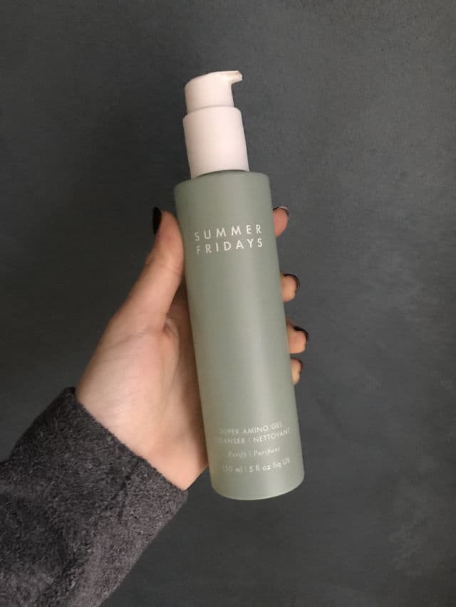 Summer Fridays Super Amino Gel Cleanser review photo by Kristabrieze