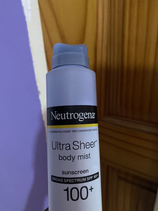 Neutrogena Ultra Sheer Body Mist Sunblock SPF 100 review photo by Krystings1