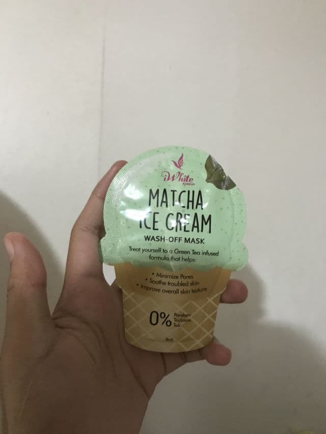 iWhite Korea Matcha Ice Cream Wash-Off Mask review photo by Kuroo