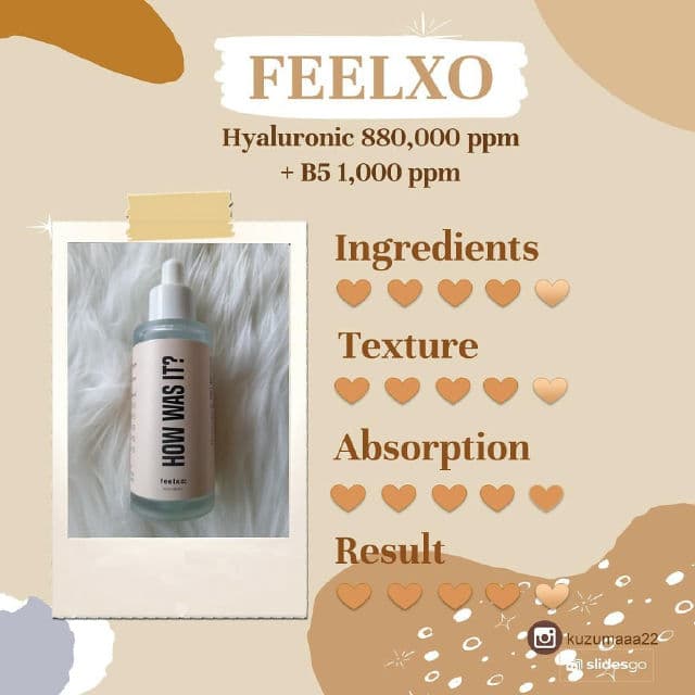 Feelxo How Was It? Hyaluronic Serum review photo by Kusuma