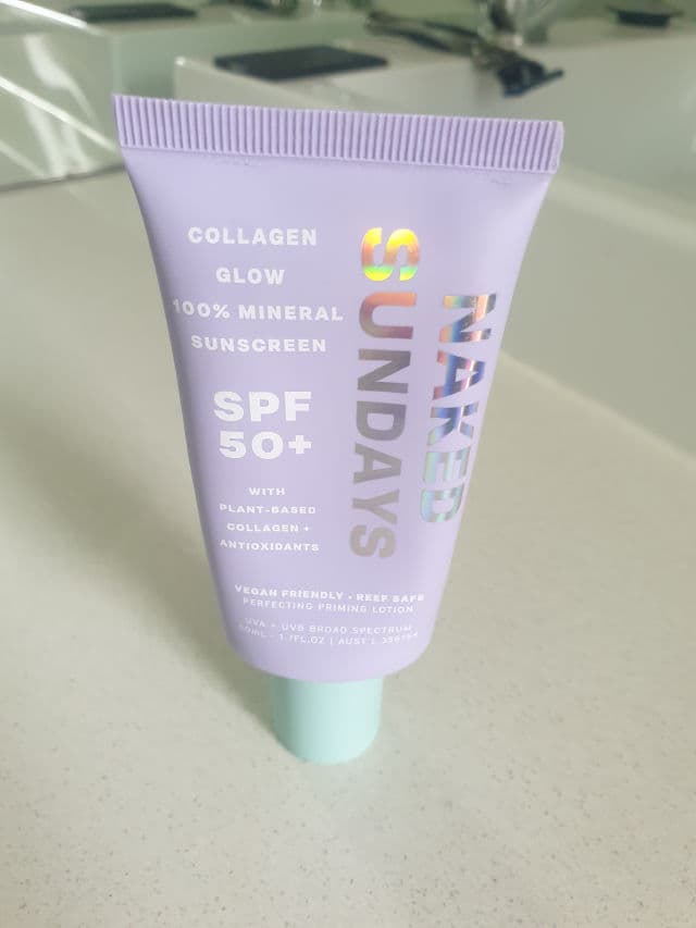 Naked Sundays SPF50+ Collagen Glow 100% Mineral Lotion review photo by Kylesd7