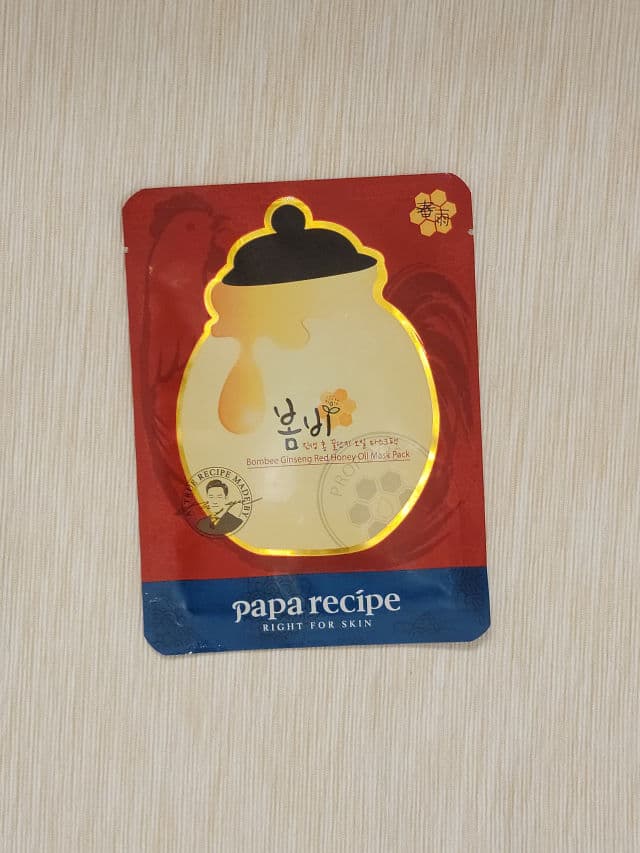PAPA RECIPE [Discontinued] Bombee Ginseng Red Honey Oil Mask Pack review photo by LauraJayne