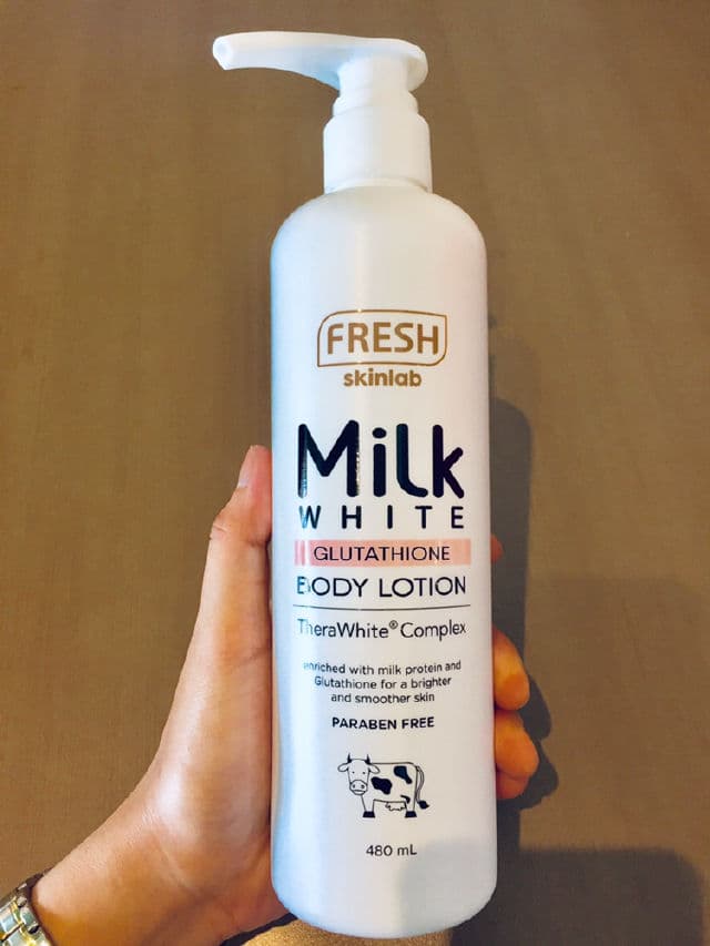 fresh skinlab milk white glutathione lotion Body Reviews & Ingredients كريم مخصص للهالات
