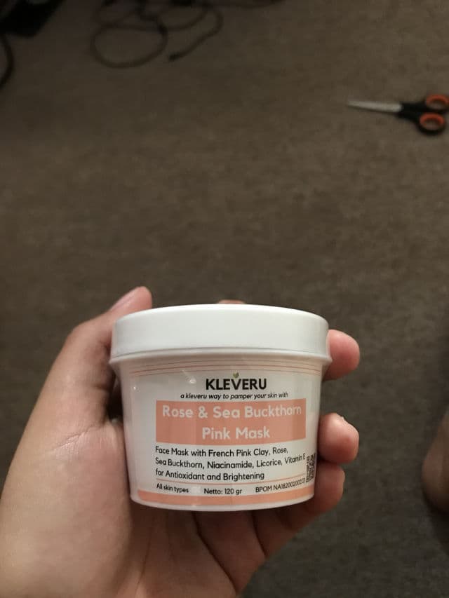 Kleveru Rose and Sea Buckthorn Pink Mask review photo by Lifya