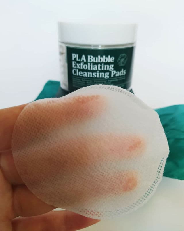 Beautree PLA Bubble Exfoliating Cleansing Pads review photo by Lintu