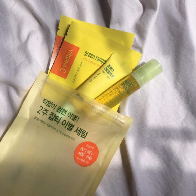GOODAL Green Tangerine Vita C Cream review photo by LizhReview