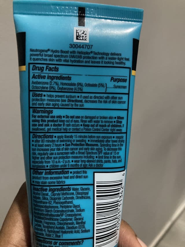 Neutrogena Hydro Boost Water Gel Lotion SPF 50 review photo by Loisss