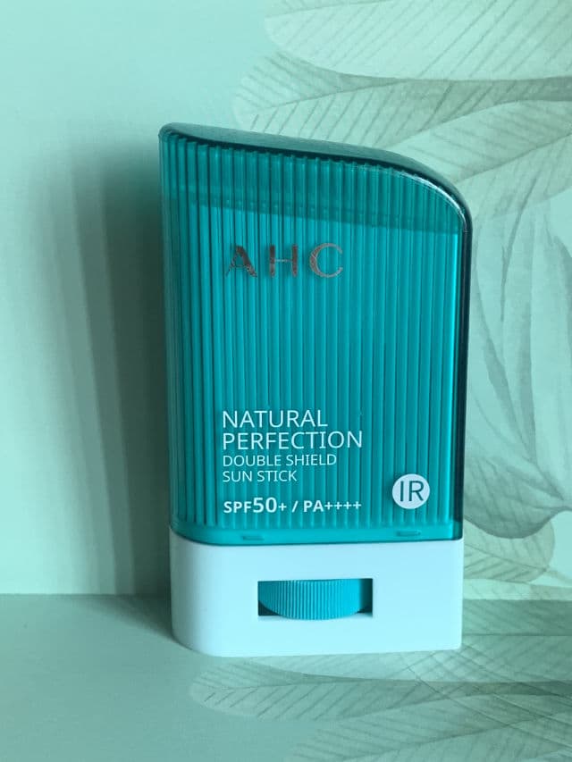 AHC Natural Perfection Double Shield Sun Stick SPF50+ PA++++ review photo by SCAinRecovery