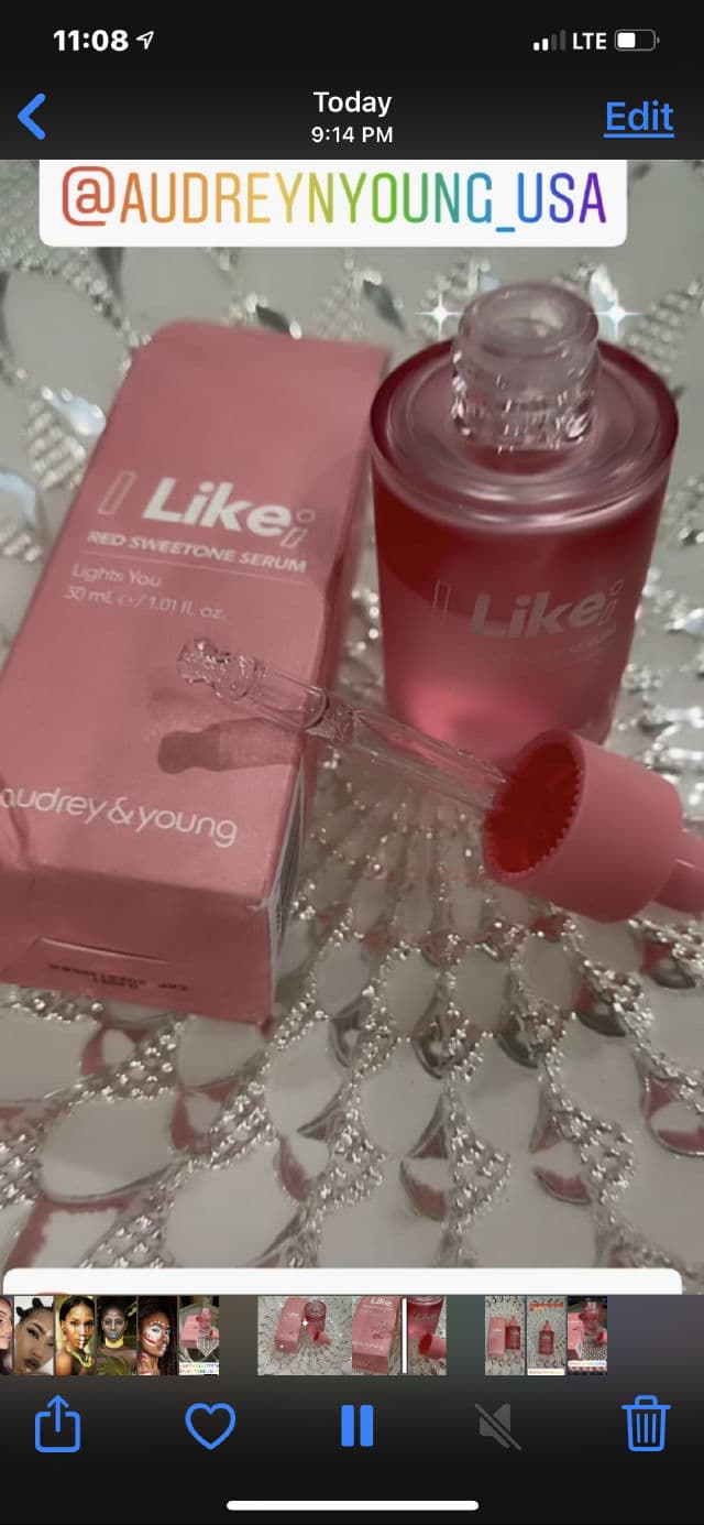 Audrey & Young I Like Red Sweetone Serum review photo by Luciaascate