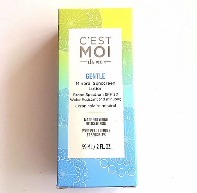 C'est Moi Gentle Mineral Sunscreen Lotion Broad Spectrum SPF 30 review photo by Lynnette