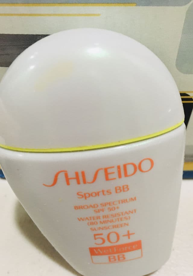 Shiseido Sports BB Cream SPF 50+ Sunscreen - Medium review photo by MMtrynew