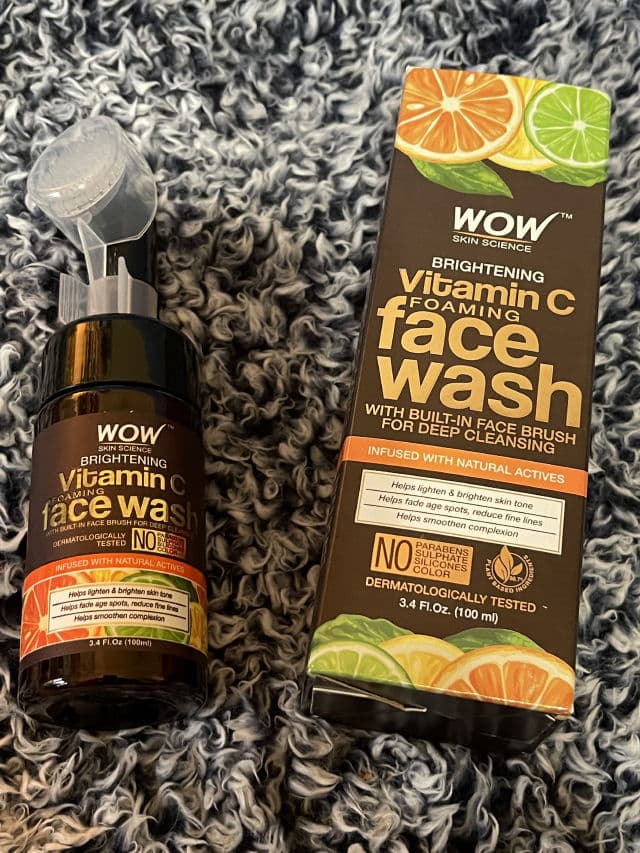 WOW Skin Science Ubtan Foaming Face Wash review photo by Mannika