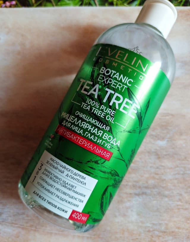 Eveline Cosmetics Botanic Expert Tea Tree Purifying Micellar Lotion review photo by Mared