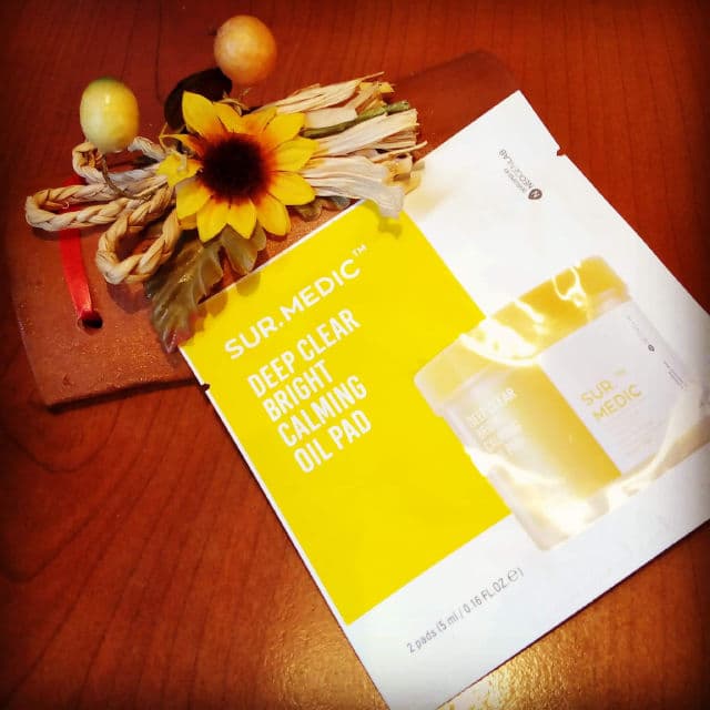 SUR.MEDIC Deep Clear Bright Calming Oil Pad review photo by Maria fortunato