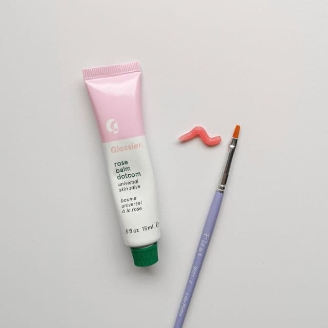 Glossier Rose Balm Dotcom review photo by skincarewithbianca