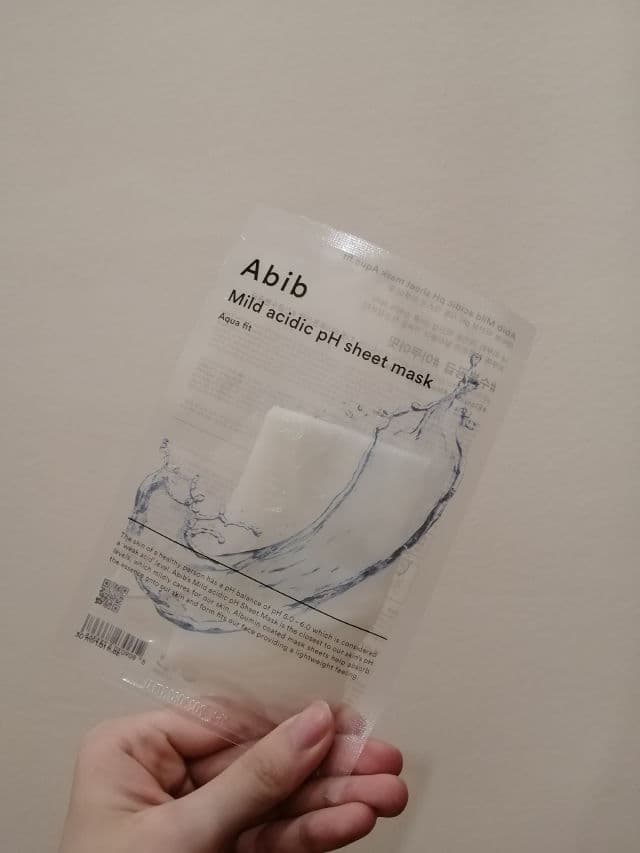 Abib Mild Acidic pH Sheet Mask Aqua Fit review photo by Masktery