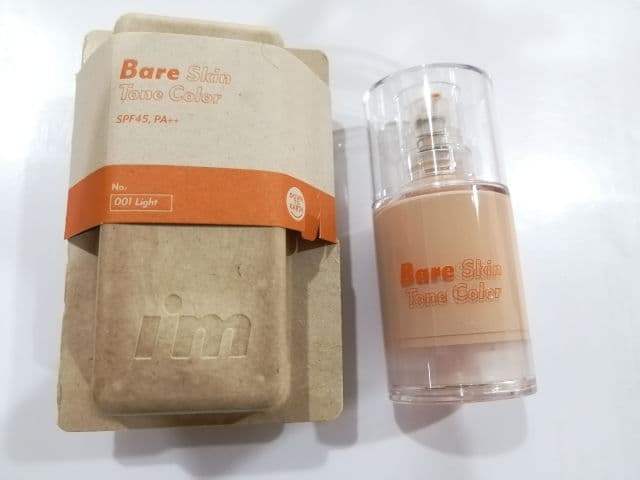 I'M MEME I'm Bare Skin Tone Color SPF45 PA++ review photo by Masktery