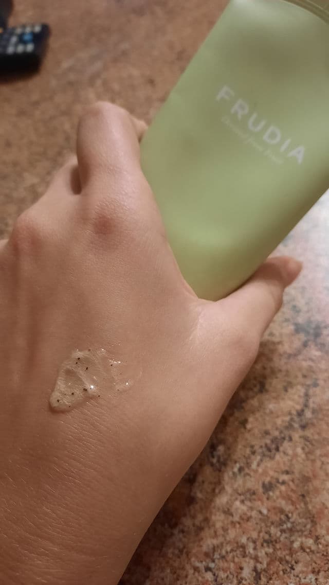 Frudia Green Grape Pore Control Scrub Cleansing Foam review photo by MayLily