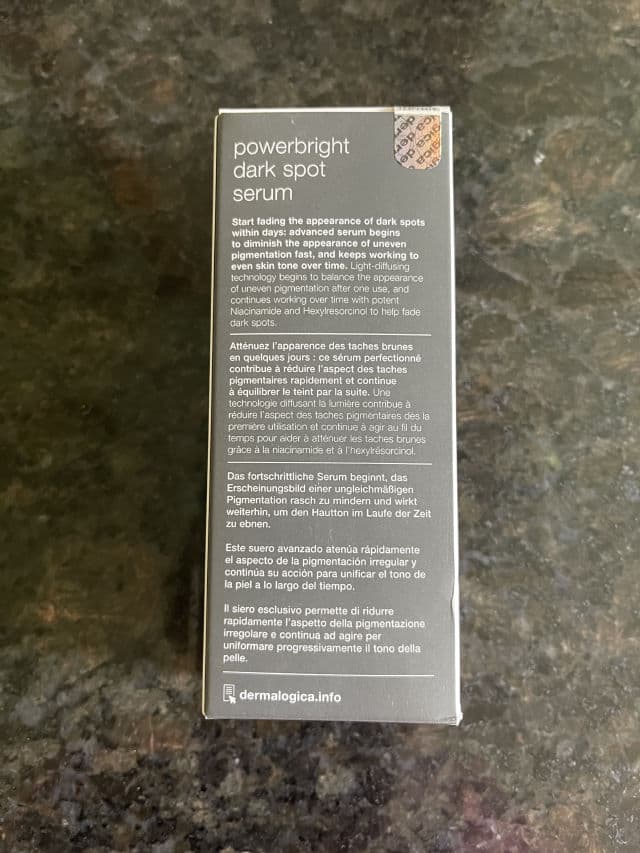 Dermalogica Powerbright Dark Spot Serum review photo by MegD630