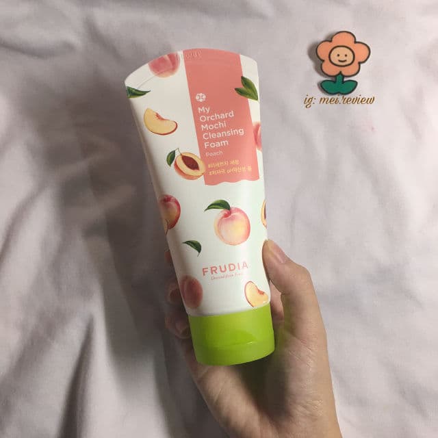 Frudia My Orchard Mochi Cleansing Foam Peach review photo by MeiMeiReview