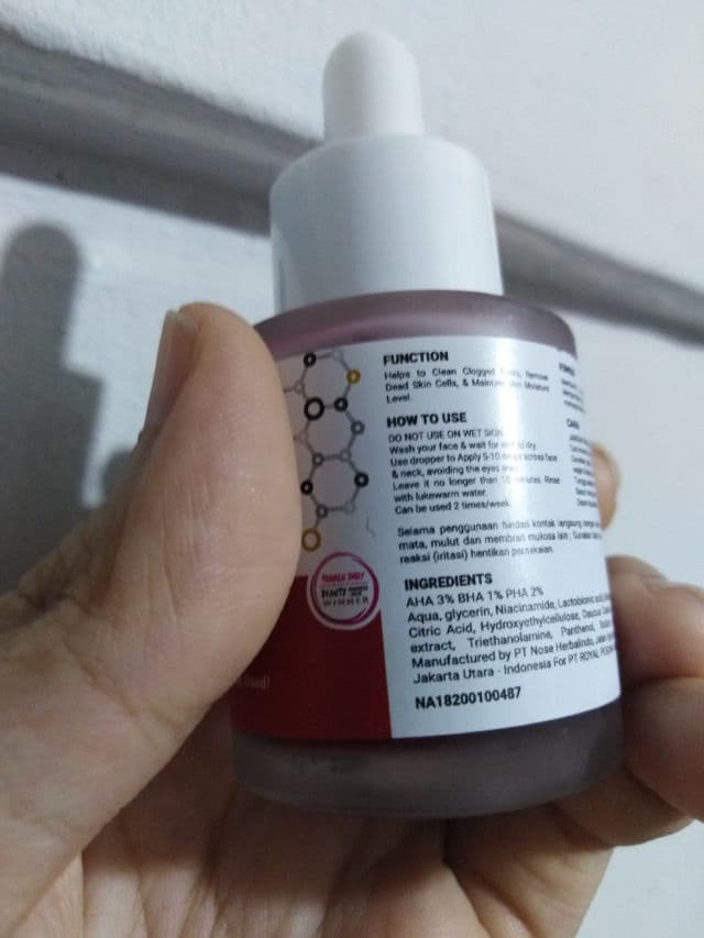 Somethinc AHA BHA PHA Peeling Solution review photo by MeiskeJ