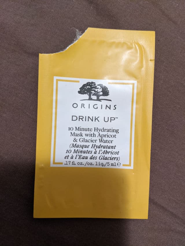 Origins Drink Up™ Intensive Overnight Hydrating Mask with Avocado & Glacier Water review photo by Mgp1104