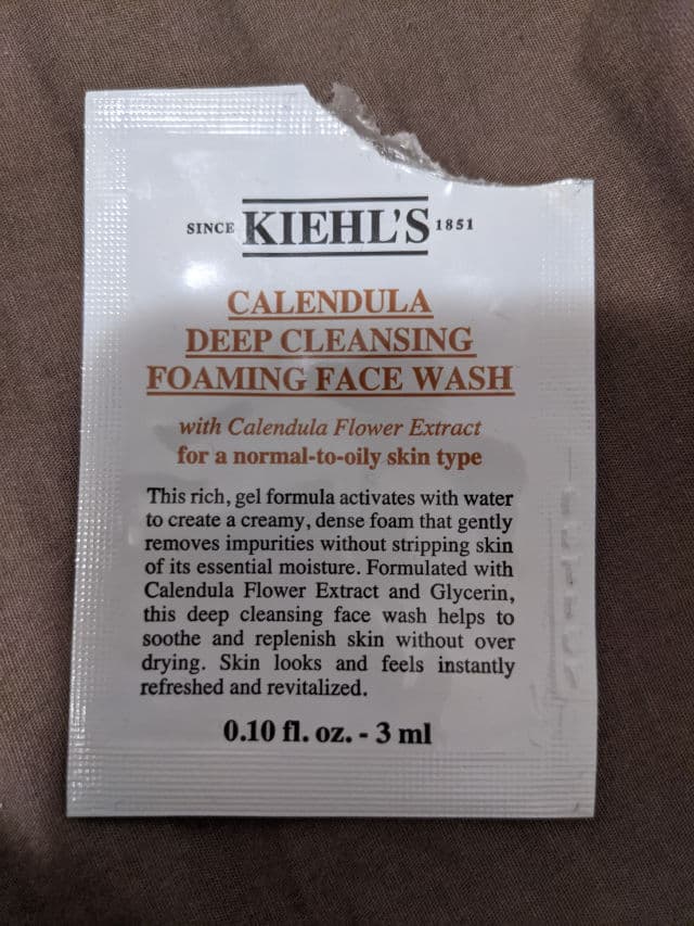 Kiehl's Calendula Deep Cleansing Foaming Face Wash review photo by Mgp1104