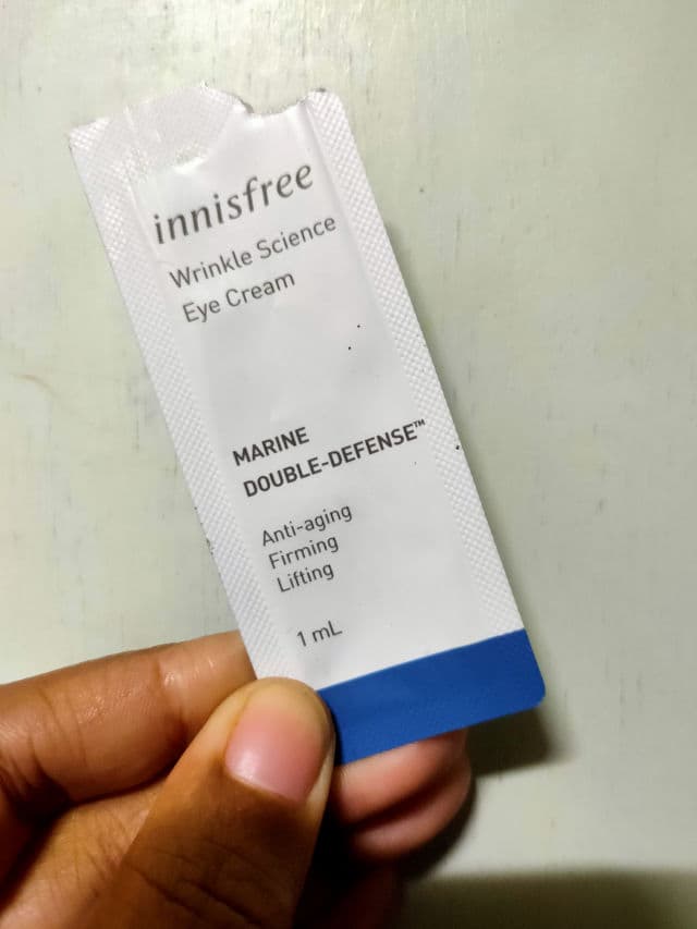 INNISFREE Wrinkle Science Eye Cream review photo by MisisAmora