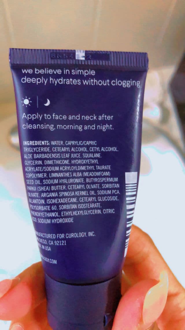Curology The Rich Moisturizer review photo by MissInterstella