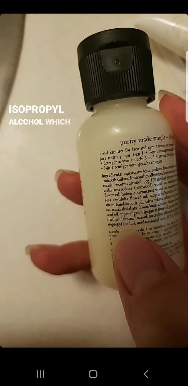 philosophy Purity Made Simple, 3-in-1 Cleanser review photo by MissMaria