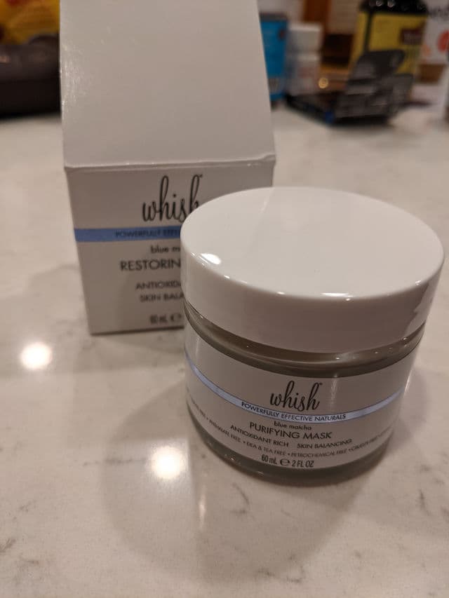 Whish Blue Matcha Restoring Mask review photo by Misshell