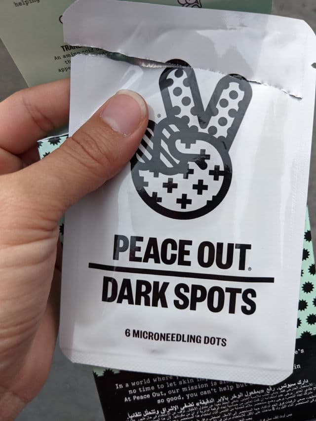 Peace Out Dark Spots review photo by Misshell
