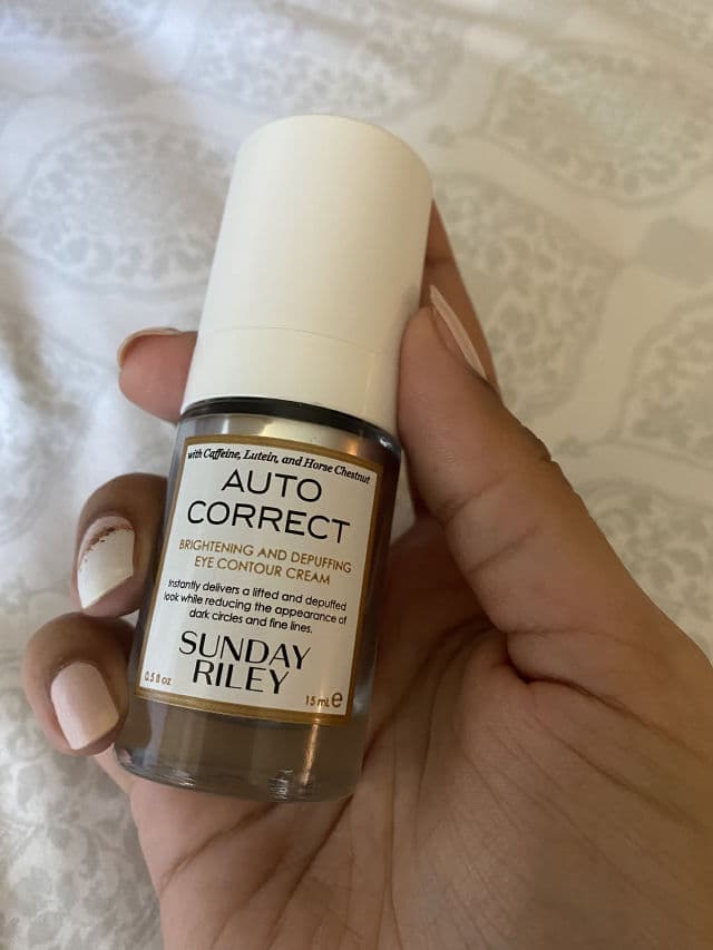 Sunday Riley Auto Correct Brightening and Depuffing Eye Contour Cream review photo by MitaMi