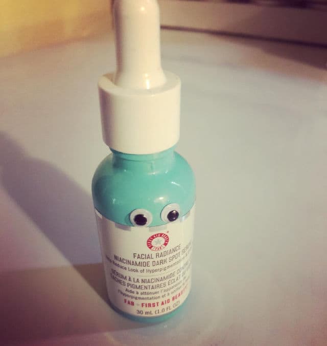 First Aid Beauty Facial Radiance Niacinamide Dark Spot Serum review photo by veteranwifeusa