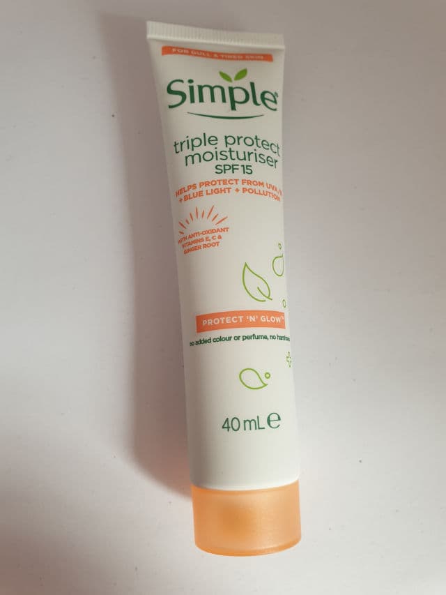 Simple Protect 'N' Glow Triple Protect Moisturiser SPF30 review photo by MsK