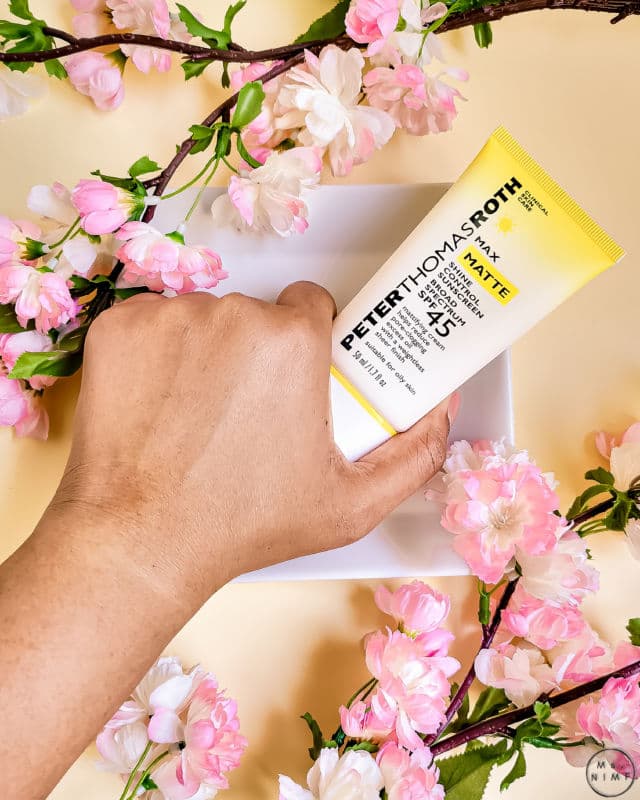 Peter Thomas Roth Max Matte Shine Control Sunscreen Broad Spectrum SPF 45 review photo by MsNIMF