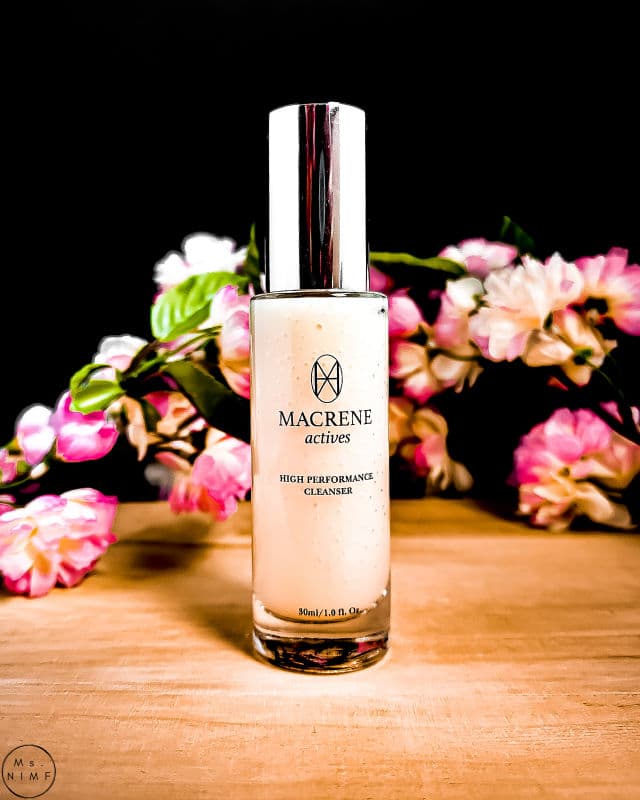 Macrene Actives High Performance Cleanser review photo by MsNIMF