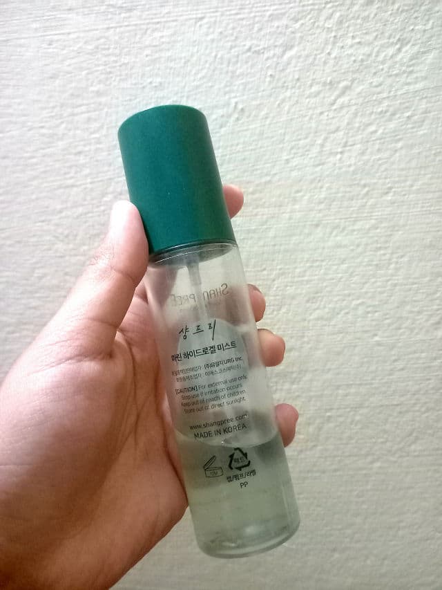 Shangpree Marine Hydrogel Mist review photo by Muniba