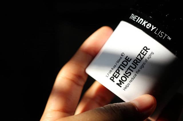 The Inkey List Peptide Moisturizer review photo by MySummerskin