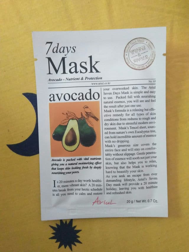 Ariul Avocado 7 Days Mask review photo by Nabilahranti