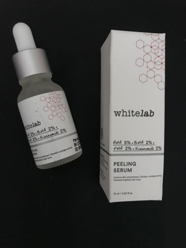whitelab Peeling Serum AHA BHA PHA review photo by Narwastu