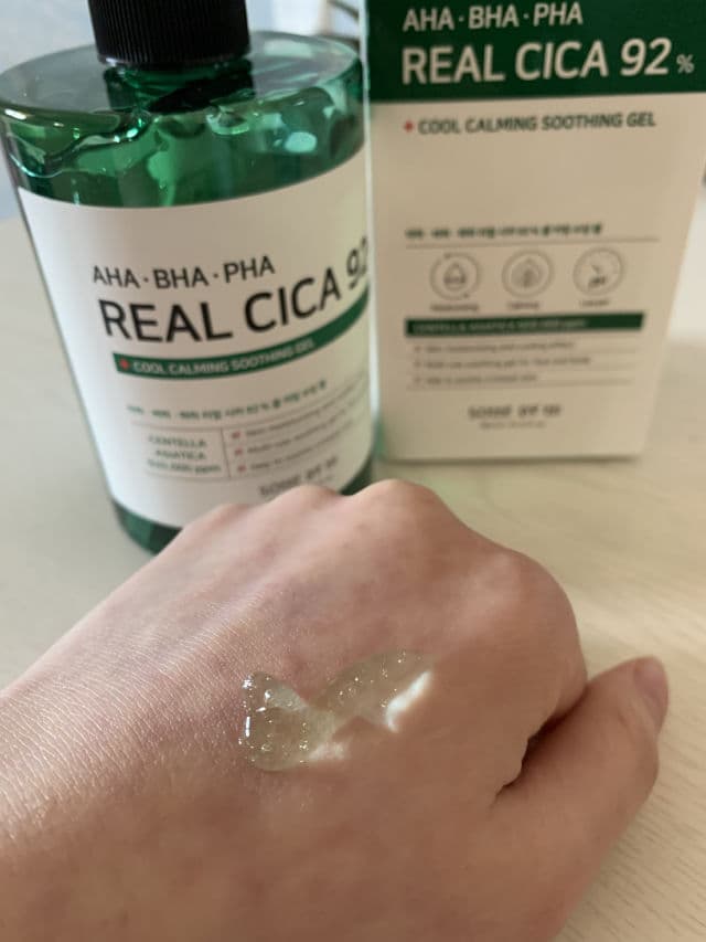 Some By Mi AHA BHA PHA Real Cica 92% Cool Calming Soothing Gel review photo by NatalieP
