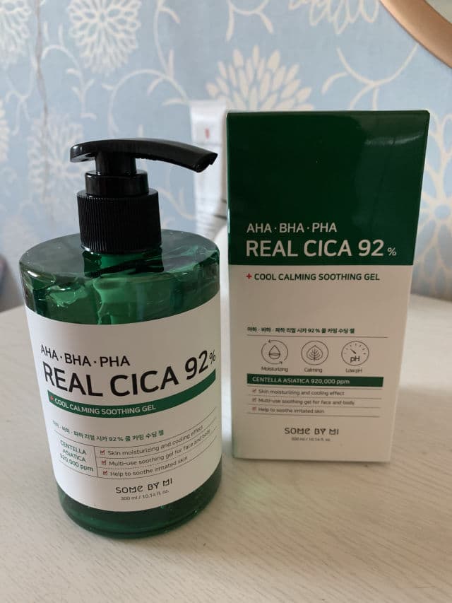 Some By Mi AHA BHA PHA Real Cica 92% Cool Calming Soothing Gel review photo by NatalieP