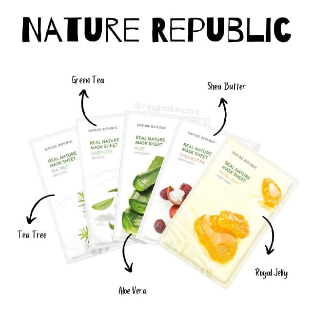 NATURE REPUBLIC Real Nature Mask Sheet - Aloe review photo by Newtoskincare