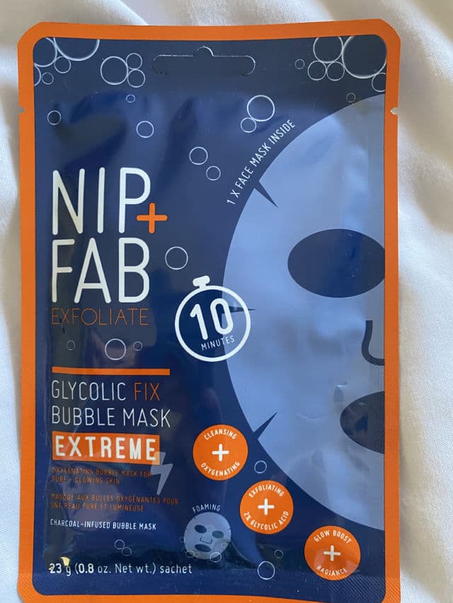 Nip + Fab Glycolic Fix Bubble Sheet Mask Extreme review photo by NiaRey