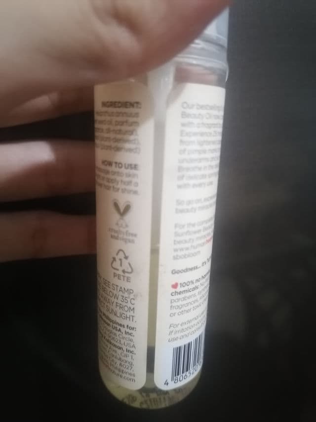 Human Heart Nature Sunflower Beauty Oil review photo by Nica27