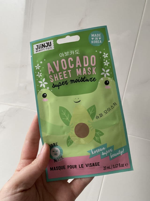 JiinJu Beauty Avocado Sheet Mask review photo by NicoleSkincare